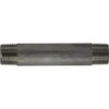 Midland Industries 49070 Welded Pipe Nipple, 1/2 in MPT x 1/2 in MPT, 6 in L, Stainless Steel, SCH 40 Schedule (Qty. 1)