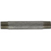 Midland Industries 49042 Welded Pipe Nipple, 3/8 in MPT x 3/8 in MPT, 2 in L, Stainless Steel, SCH 40 Schedule (Qty. 1)