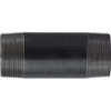 Midland Industries 57150 Welded Pipe Nipple, 1-1/2 in MPT x 1-1/2 in MPT, 7 in L, Steel, Black, SCH 40 Schedule (Qty. 1)