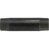 Midland Industries 57131 Welded Pipe Nipple, 1-1/4 in MPT x 1-1/4 in MPT, 8 in L, Steel, Black, SCH 40 Schedule (Qty. 1)