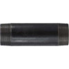 Midland Industries 57291 Welded Pipe Nipple, 2 in MPT x 2 in MPT, 24 in L, Steel, Black, SCH 40 Schedule (Qty. 1)