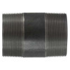Midland Industries 57209 Welded Pipe Nipple, 3 in MPT x 3 in MPT, 8 in L, Steel, Black, SCH 40 Schedule (Qty. 1)
