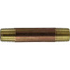 Midland Industries 40270 Seamless Pipe Nipple, 1/2 in MPT x 1/2 in MPT, 30 in, Brass (Qty. 1)