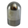 Midland Industries 91009 Standard Bull Plug, 2-1/2 in MPT, Steel, Zinc-Plated, SCH 40 Schedule (Qty. 1)