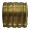 Midland Industries 42153 Nipple, 1-1/2 in MPT x 1-1/2 in MPT, 10 in, Brass (Qty. 1)