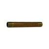 Midland Industries 42001 Nipple, 1/8 in MPT x 1/8 in MPT, Close, Brass (Qty. 1)