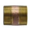 Midland Industries 42229 Nipple, 4 in MPT x 4 in MPT, 8 in, Brass (Qty. 1)