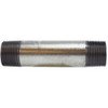 Midland Industries 56115 Welded Pipe Nipple, 1 in MPT x 1 in MPT, 12 in L, Steel, Galvanized, SCH 40 Schedule (Qty. 1)