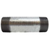 Midland Industries 56187 Pipe Nipple, 2-1/2 in MPT x 2-1/2 in MPT, 6 in L, Steel, Galvanized, SCH 40 Schedule, 150 lb (Qty. 1)