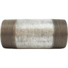 Midland Industries 56207 Welded Pipe Nipple, 3 in MPT x 3 in MPT, 6 in L, Steel, Galvanized, SCH 40 Schedule (Qty. 1)