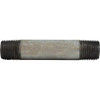 Midland Industries 56048 Welded Pipe Nipple, 3/8 in MPT x 3/8 in MPT, 5 in L, Steel, Galvanized, SCH 40 Schedule (Qty. 1)