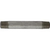 Midland Industries 52002 Seamless Pipe Nipple, 1/8 in MPT x 1/8 in MPT, 1-1/2 in L, Stainless Steel, SCH 80 Schedule (Qty. 1)