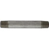 Midland Industries 52010 Seamless Pipe Nipple, 1/8 in MPT x 1/8 in MPT, 5-1/2 in L, Stainless Steel, SCH 80 Schedule (Qty. 1)