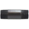Midland Industries 55075 Pipe Nipple, 1/2 in MPT x 1/2 in MPT, 11 in L, PVC, Dark Gray, SCH 80 Schedule (Qty. 1)