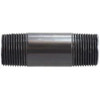 Midland Industries 55165 Pipe Nipple, 2 in MPT x 2 in MPT, 4-1/2 in L, PVC, Dark Gray, SCH 80 Schedule (Qty. 1)