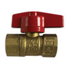 Midland Industries 943212 Gas Ball Valve, 1/2 in Nominal, FNPT x FNPT, 600 psi Pressure, Forged Brass Body (Qty. 1)