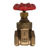 Midland Industries 940134C Gate Valve, 1 in Nominal, FIPT, 200 psi WOG Pressure, 32 to 320 deg F, Brass Body (Qty. 1)