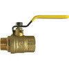 Midland Industries 948170 Ball Valve, 1/4 in Nominal, MPT x FPT, 600 psi WOG Pressure, -20 to 300 deg F (Qty. 1)
