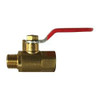 Midland Industries 944101 Mini Ball Valve, 1/4 in Nominal, MIP x FIP, 200 psi WOG Pressure, -20 to 250 deg F (Qty. 1)