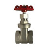 Midland Industries 949257 Gate Valve, 1-1/2 in Nominal, Threaded, 200 psi Pressure, 316 Stainless Steel Body (Qty. 1)