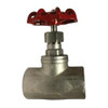 Midland Industries 949303 Globe Valve, 1/2 in Nominal, Threaded, 200 psi Pressure, 316 Stainless Steel Body (Qty. 1)