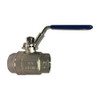 Midland Industries 949161 2-Piece Ball Valve, 1/4 in Nominal, FIP, 1000 psi WOG Pressure, -60 to 450 deg F (Qty. 1)