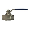 Midland Industries 949173 2-Piece Ball Valve, 1/2 in Nominal, FPT x FPT, 2000 psi Pressure (Qty. 1)