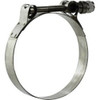 Midland Industries 840500 T-Bolt Hose Clamp, 5-1/16 in Nominal, 4-25/32 in Minimum Clamp Diameter, Stainless Steel (Qty. 1)