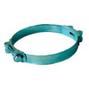 BUCHANAN RUBBER M10DC-200 Two Bridge Double Bolt Clamp, 200 to 220 mm Nominal, 7.87 in Minimum Clamp Diameter, Steel (Qty. 1)