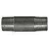 Midland Industries 76040 Pipe Nipple, 3/8 in MPT x 3/8 in MPT, Close L, Aluminum (Qty. 1)