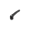 KIPP M3, Size 0, Adjustable Handle w/Internal Thread, Zinc, Blue Passivated Steel, Black Powder Coat Handle, (Qty. 1), K1659.0031