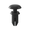 Plastic Snap Rivets 161 - .165 (D) Panel Hole, .177 -.217 (T) Panel Thickness, Black Nylon (1,000/Bag)