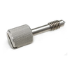 #4-40 x 1/2" Captive Panel Screws, Type 2, Brass, Nickel, (25/Pkg.)
