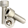 #10-24 x 1-1/2" Partially Threaded Socket Head Cap Screws Coarse Stainless 316 (100/Pkg.)