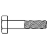 M10-1.25 x 60 mm, Partially Threaded DIN 960 Metric 10.9 Hex Cap Screw Coarse Zinc Yellow Cr+6 (50/Pkg.)