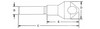 DB5/32 Type 90-AG 90 deg. Chatterproof Super Premium Deburring Tool, Norseman Drill #NDT-67240