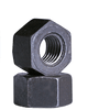 2-1/4"-8 Heavy Hex Nut, A194/SA194 2H, 8 Pitch, Medium Carbon Steel, Plain (1/Pkg.)