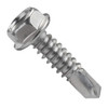 1/4"-14 x 5/8" (FT) Indented Hex Washer Head Unslotted, #3 Point BSD Self Drilling Screws Hardened Stainless Steel 410 (2,000/Bulk Pkg.)