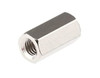 5/16" OD x 1/2" L x #4-40 Thread Brass Female/Female Hex Standoff, Nickel (50/Pkg.)