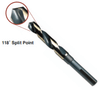 1-5/32" Type 130-AGX, Premium 1/2" Reduced Shank, Silver & Deming, 3-Flats on Shank,, 118 Degree Split Point Drill Bit, Norseman Drill #74341