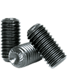 3/4"-10 x 3/4" Knurled Cup Point Socket Set Screws, Thermal Black Oxide (1000/Bulk Pkg.)