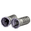 #6-8x1 1/2" Plain Lead Wood Screw Anchor (1500/Bulk Pkg.)
