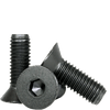 1 1/8"-7 x 3-3/4" Flat Socket Head Cap Screw, Alloy Thermal Black Oxide (25/Bulk Pkg.)