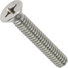 #10-32 x 9/16" (Fully Threaded) Phillips 100 Degree Flat Head Machine Screws, 18-8 Stainless Steel (1000/Pkg.)