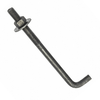 3/8" x 6" x 1-1/4" x 1-3/4" L Shaped Anchor Bolt w/ Nut & Washer, HDG (25/Pkg.)