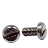 M6-1.00 x 75 mm (Fully Threaded) DIN 85 Pan Slotted Machine Screws A2 Stainless Steel (100/Pkg.)