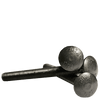 5/16"-18 x 1-1/2" Fully Threaded Carriage Bolts A307 Grade A Plain (100/Pkg.)