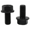 1/2"-20 x 1-1/2" Fully Threaded Grade 8 Indented Hex Flange Screw (Frame Bolt) Black Phosphate & Oil (275/Bulk Pkg.)