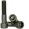 M4-0.70 x 25 mm Fully Threaded Socket Head Cap Screw 8.8 Alloy DIN 912 Thermal Black Oxide (100/Pkg.)