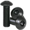 M8-1.25x30 mm Fully Threaded Button Socket Caps 10.9 Coarse Alloy ISO 7380 Thermal Black Oxide (100/Pkg.)